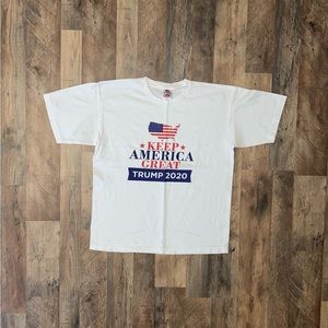 Donald Trump 2020 Presidential Campaign White T-Shirt (Large)